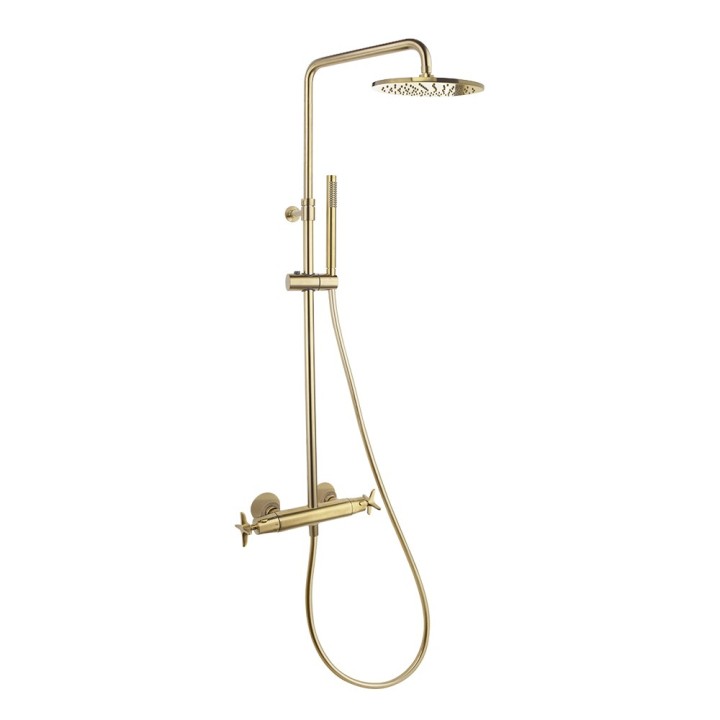 Conjunto termostático ducha ADAGIO oro cepillado - 915411RM300OC 1