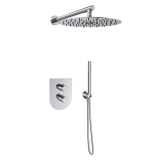 Kit termostático ducha empotrado 2-vías TZAR cromo - K3487012 1