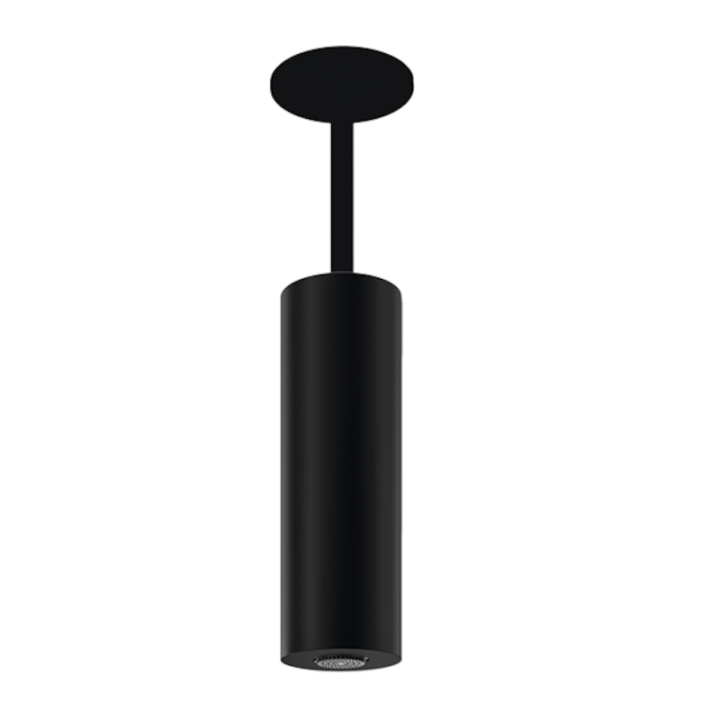 Conjunto rociador cilíndrico 150 mm TRÍADA negro mate - BV10RT150NM 1