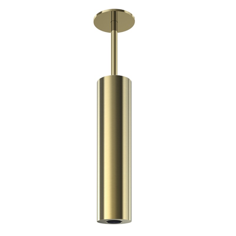 Conjunto rociador cilíndrico 200 mm TRÍADA oro cepillado - BV10RT200OC