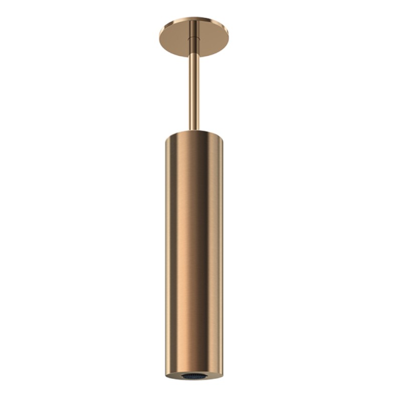 Conjunto rociador cilíndrico 200 mm TRÍADA cobre cepillado - BV10RT200CUC