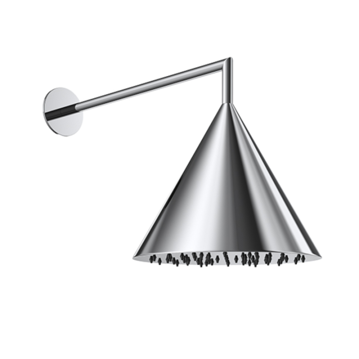 Rociador ducha cónico Ø200mm ARTEMISA cromo - RCON300 1