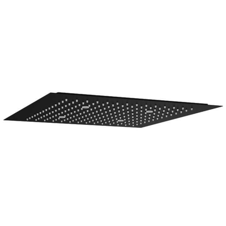 Rociador ducha RS cuadrado 450x450 mm negro mate - RE1K450NM 1