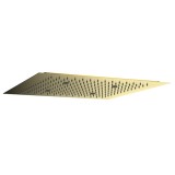 Rociador ducha RS cuadrado 450x450 mm oro cepillado - RE1K450OC 1