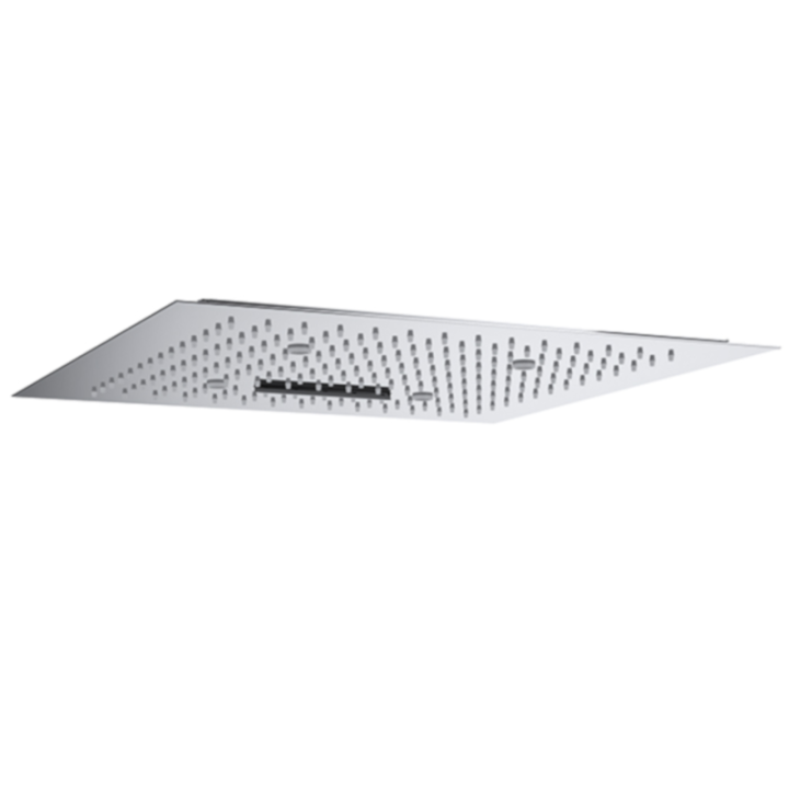 Rociador ducha RS cuadrado 450x450 mm cromo - RE2K450 1