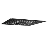 Rociador ducha RS cuadrado 450x450 mm negro mate - RE2K450NM 1