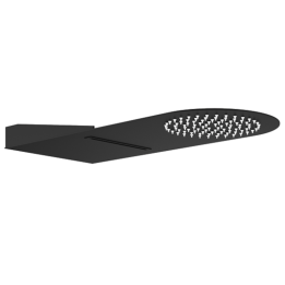 Rociador ducha RS rectangular 500x200 mm negro mate - RCR02NM 1