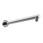 Brazo pared RS redondo 400mm. cromo - B400