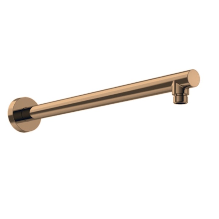 Brazo pared RS redondo 400mm. cobre cepillado - B400CUC 1