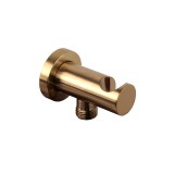 Soporte ducha con toma RS redondo cobre cepillado - 3796CUC 1