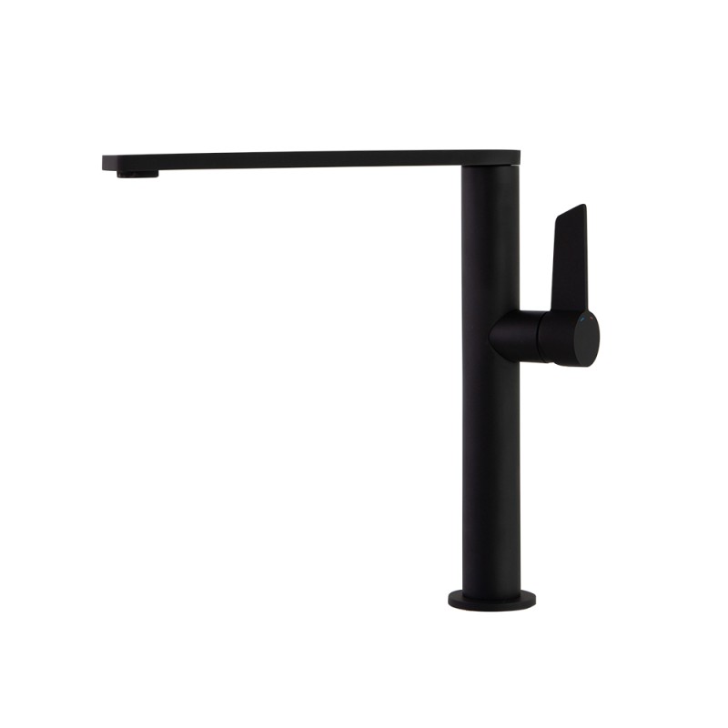 Monomando fregadero caño giratorio RS negro mate - 388401MCNM