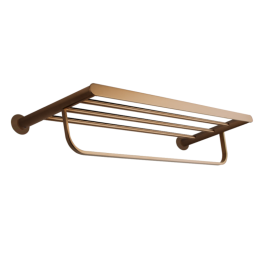 Toallero repisa XL ERGOS cobre cepillado - TOAL03CUC 1