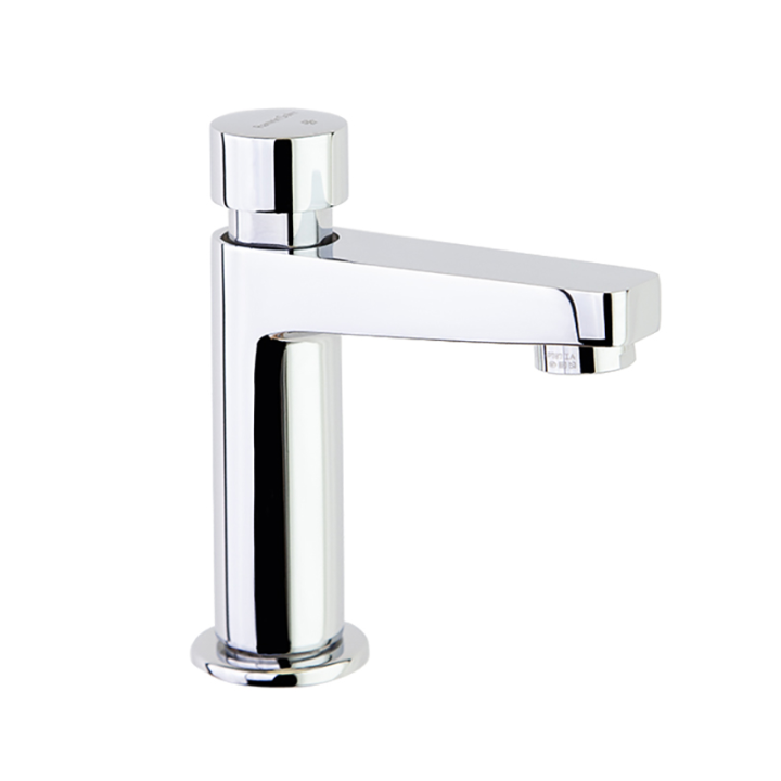 Grifo temporizado lavabo SOLESTOP cromo - 745103 1