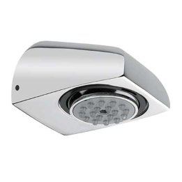 Rociador ducha rectangular SOLESTOP cromo - 712N 1