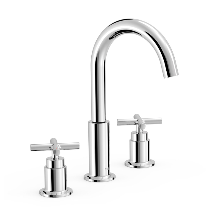 Bimando lavabo MONTBLANC-TRES cromo - 28310501 1