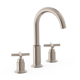 Bimando lavabo MONTBLANC-TRES acero - 28310501AC 1