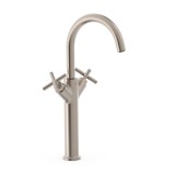Bimando lavabo alto XL MONTBLANC-TRES acero - 28380301AC 1