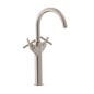 Bimando lavabo alto XL MONTBLANC-TRES acero - 28380301AC