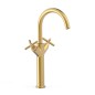 Bimando lavabo alto XL MONTBLANC-TRES oro mate - 28380301OM