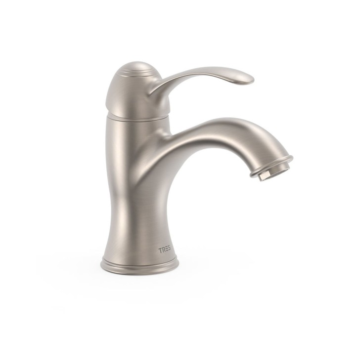 Monomando lavabo TRES-CLASIC acero - 24210301AC 1