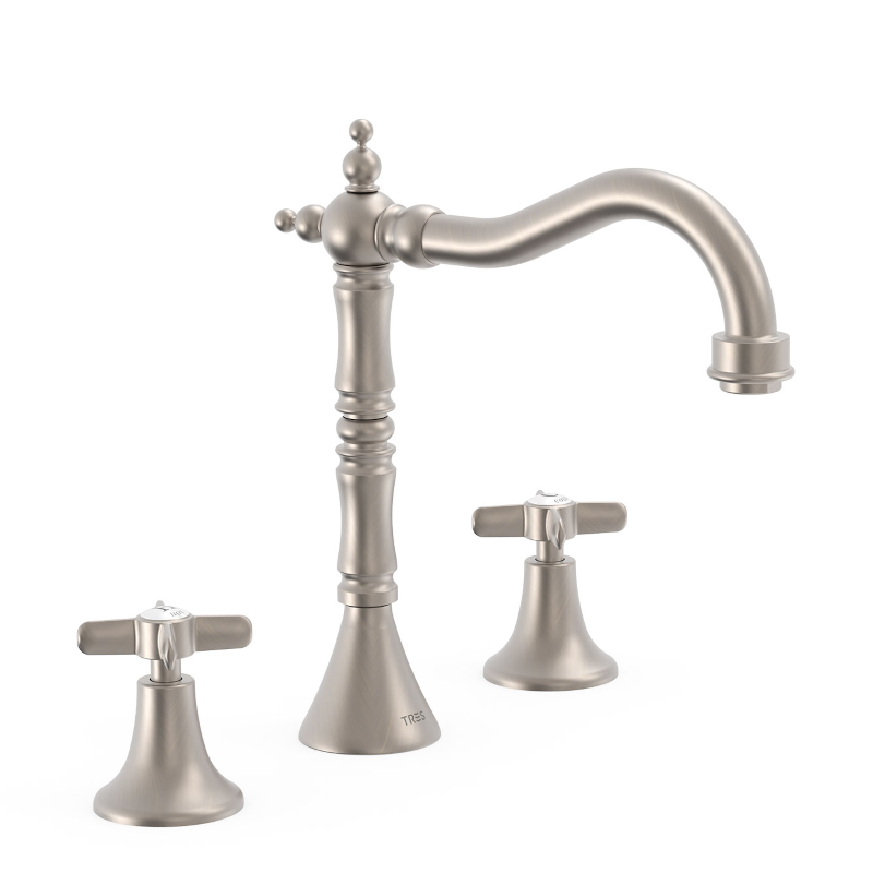 Bimando lavabo TRES-CLASIC acero - 24210501AC