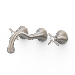 Bimando lavabo empotrado TRES-CLASIC acero - 24215101AC 1