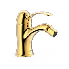 Monomando bidé TRES-CLASIC oro brillo - 24212001OR - Tres