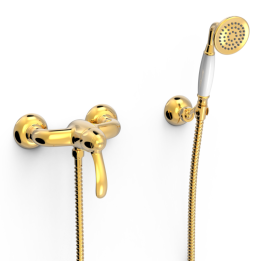 Monomando ducha TRES-CLASIC oro brillo - 24216701OR 1