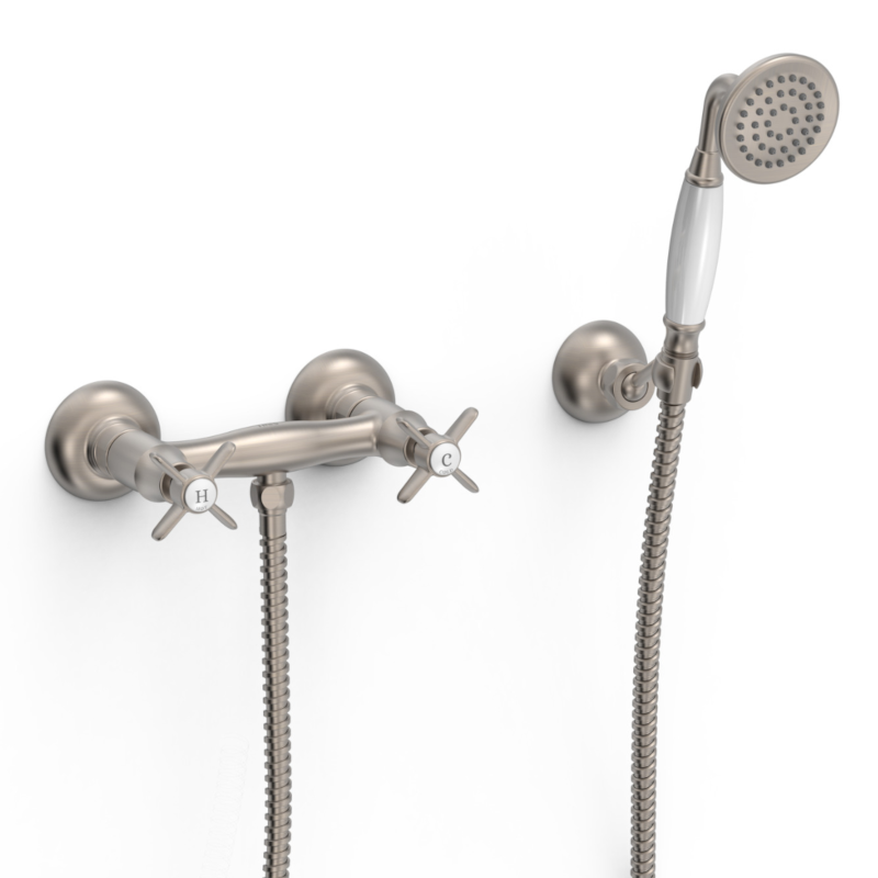 Bimando ducha TRES-CLASIC acero - 24216301AC