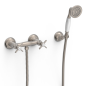 Bimando ducha TRES-CLASIC acero - 24216301AC
