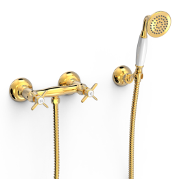 Bimando ducha TRES-CLASIC oro brillo - 24216301OR 1