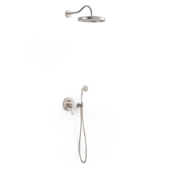 Kit monomando ducha TRES-CLASIC acero - 24218003AC - Tres