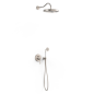 Kit monomando ducha TRES-CLASIC acero - 24218003AC