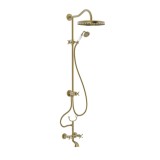 Conjunto bimando baño-ducha TRES-CLASIC latón viejo mate - 24217602LM 1