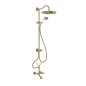 Conjunto bimando baño-ducha TRES-CLASIC latón viejo mate - 24217602LM