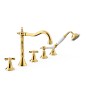 Bimando baño repisa TRES-CLASIC oro brillo - 24214601OR