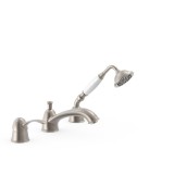 Monomando baño-ducha repisa TRES-CLASIC acero - 24214501AC 1