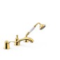 Monomando baño-ducha repisa TRES-CLASIC oro brillo - 24214501OR