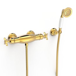 Termostático ducha TRES-CLASIC oro brillo - 24216409OR 1