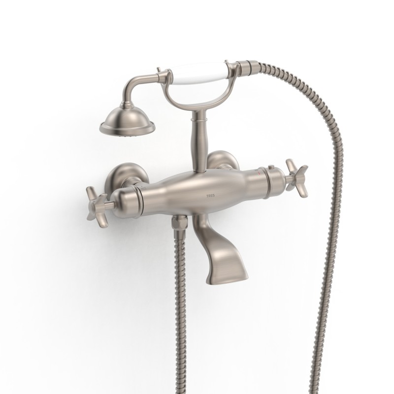 Termostático baño-ducha TRES-CLASIC acero - 24217609AC