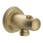 Soporte ducha con toma CLASIC latón viejo mate - 24218201LM