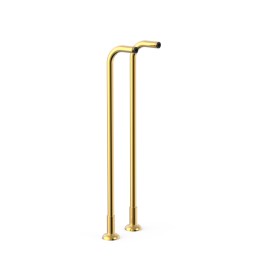 Tomas acodadas suelo bañera TRES-CLASIC oro brillo - 24219403OR 1
