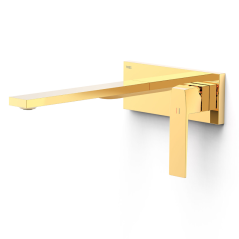Monomando lavabo empotrado SLIM-TRES oro brillo - 2023003*OR - Tres