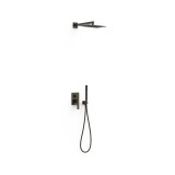 Kit monomando ducha empotrado 2-vías SLIM-TRES RAPID-BOX negro bronce - 20238004KMB 1
