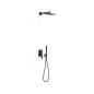 Kit monomando ducha empotrado 2-vías SLIM-TRES RAPID-BOX negro bronce - 20238004KMB