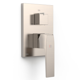Monomando baño-ducha 3-vías SLIM-TRES RAPID-BOX acero - 20227310AC 1