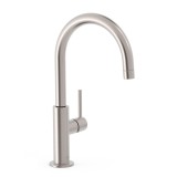 Monomando lavabo alto maneta lateral STUDY-TRES acero - 26290402AC 1