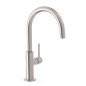 Monomando lavabo alto maneta lateral STUDY-TRES acero - 26290402AC