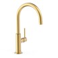 Monomando lavabo alto maneta lateral STUDY-TRES oro mate - 26290402OM