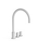 Bimando lavabo repisa STUDY-TRES blanco mate - 06110501BM
